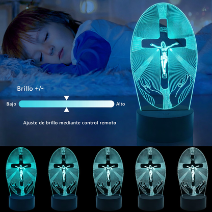 Lámpara Cristiana 3D