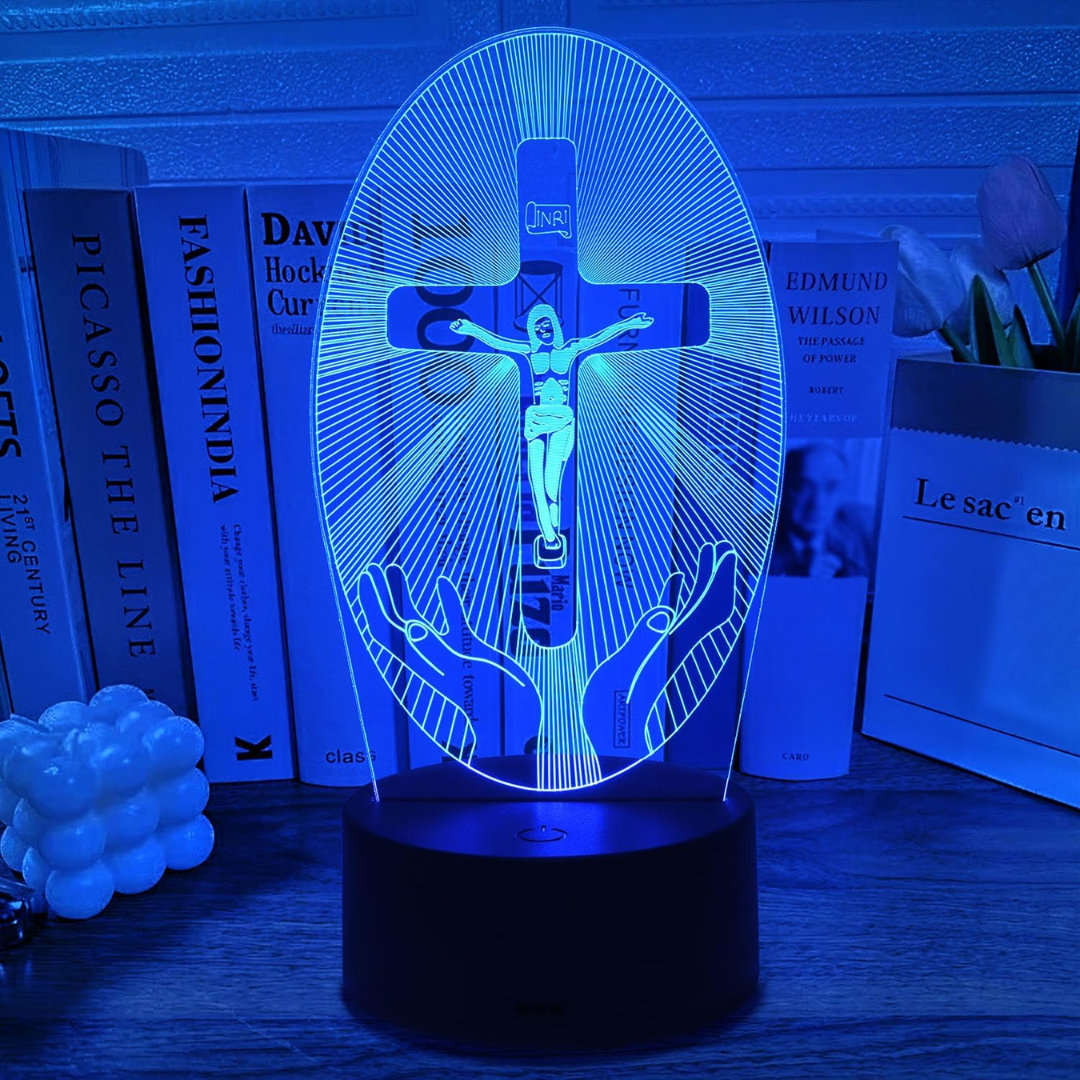 Lámpara Cristiana 3D